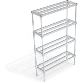 Heavy Duty Shelving Unit, 4 HD-Bar Tubular Shelves, 48"W x 15"D x 76-1/4"H view 2