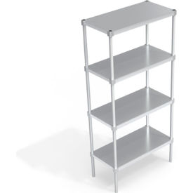 Heavy Duty Shelving Unit, 4 Solid Brute Shelves, 36"W x 18"D x 76-1/4"H view 2