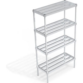 Heavy Duty Shelving Unit, 4 HD-Bar Tubular Shelves, 42"W x 18"D x 76-1/4"H view 2