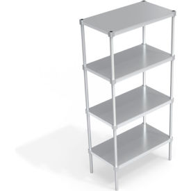 Heavy Duty Shelving Unit, 4 Solid Brute Shelves, 36"W x 20"D x 76-1/4"H view 2
