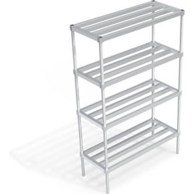 Heavy Duty Shelving Unit, 4 HD-Bar Tubular Shelves, 48"W x 20"D x 76-1/4"H view 2