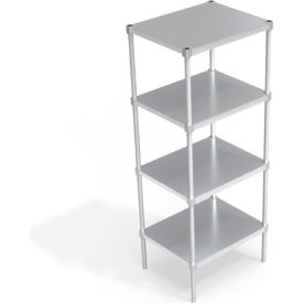 Heavy Duty Shelving Unit, 4 Solid Brute Shelves, 30"W x 24"D x 76-1/4"H view 2