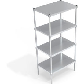 Heavy Duty Shelving Unit, 4 Solid Brute Shelves, 36"W x 24"D x 76-1/4"H view 2