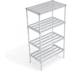 Heavy Duty Shelving Unit, 4 HD-Bar Tubular Shelves, 42"W x 24"D x 76-1/4"H view 2