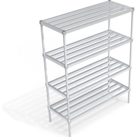 Heavy Duty Shelving Unit, 4 HD-Bar Tubular Shelves, 60"W x 24"D x 76-1/4"H view 2