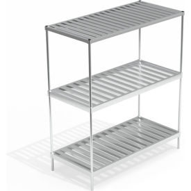 Heavy Duty Adjustable T-Bar, Top Shelf Keg Shelving Units, 72"W x 34"D x 2"H view 2
