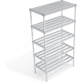 Heavy Duty Shelving Unit, 5 HD-Bar Tubular Shelves, 48"W x 24"D x 84-1/4"H view 2