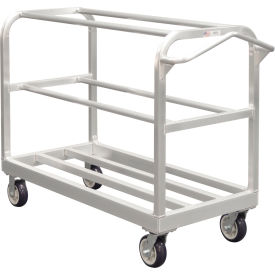 Heavy Duty Aluminum Lug Dolly/Bin Cart, 450 lb Capacity, 51"L x 24"W x 32-3/4"H view 2
