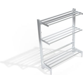 HD-Bar Cantilever Aluminum Shelving Unit, 3 Shelves, 62-3/4"W x 21"D x 72-1/4"H view 2