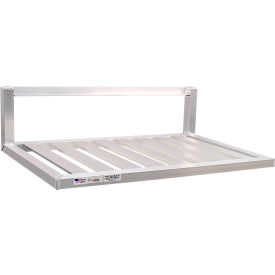Inverted Heavy Duty Wall Mounted Aluminum T-Bar Shelving, 1 Shelf, 36"W x 20"D x 12"H view 2