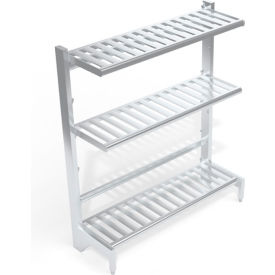 T-Bar Cantilever Aluminum Shelving Unit, 3 Shelves, 62-3/4"W x 21"D x 72-1/4"H view 2