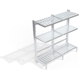 New Age T-Bar Cantilever Shelving Unit, 6 Shelves, 24" x 36" Shelf Size, 74-3/4"W x 27"D x 72-1/4"H view 2