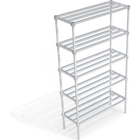 Standard Shelving Unit, 5 HD-Bar Tubular Shelves, 48"W x 18"D x 84-1/4"H view 2