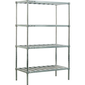 Freestanding Heavy Duty Adjustable Pot & Pan Rack, 60"W x 24"D x 76-1/4"H view 2