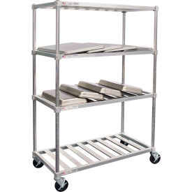 Industrial Mobile Heavy Duty Adjustable Pot & Pan Rack, 60"W x 24"D x 76-1/4"H view 2