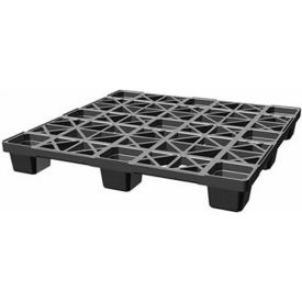 Nelson Company CPP400PE Nestable Plastic Shipping Pallet, 43" x 43", Made with HDPE/PP, 3300 Lbs. Capacity image.