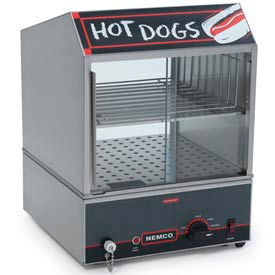NEMCO 8301, Hot Dog Steamer, No Low Water Level Indicator Light, 150 Hot Dogs/30 Buns, 120V NEMCO 8301, Hot Dog Steamer, No Low Water Level Indicator Light, 150 Hot Dogs/30 Buns, 120V