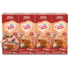 Coffee mate® Liquid Coffee Creamer Vanilla Caramel 0.38 oz Mini Cups Pack of 200