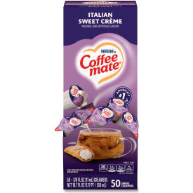 Coffee mate® Liquid Coffee Creamer Italian Sweet Creme 0.38 oz Mini Cups Pack of 50