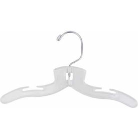 Clear Heavyweight Suit Hanger - Suit Hanger With Clips - Clear Suit Hanger