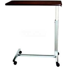 NK Medical Economy Overbed Table, No Vanity, Spring Assisted Lift, 15