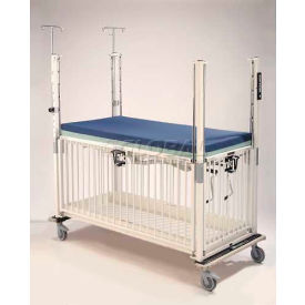 Nk Medical Products E2080CL NK Medical Infant ICU Standard Crib E2080CL, 30"W x 44"L x 61"H, Flat Deck, Epoxy image.