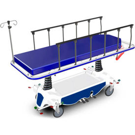 Nk Medical Products NV8002 NK Medical Hydraulic Transport Stretcher NK8002, 4" Mattress, 8" Locking Casters image.