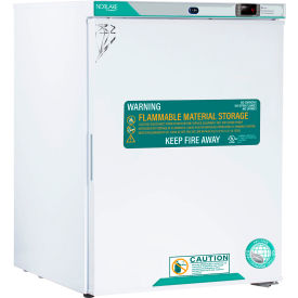 CorePoint Scientific White Diamond Series Undercounter Flammable Storage Refrigerator, 5 Cu.Ft.