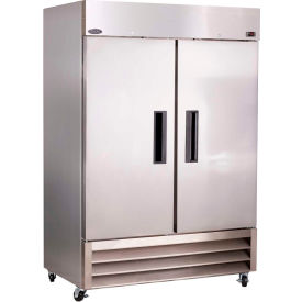 General Purpose Freezer, 49 Cu. Ft., Stainless Steel, Solid Door view 2