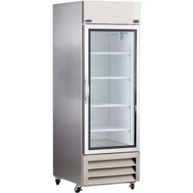 General Purpose Refrigerator, 23 Cu. Ft., Stainless Steel, Glass Door view 2