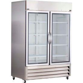 General Purpose Stainless Steel Glass Door Refrigerator, 49 Cu. Ft. view 2