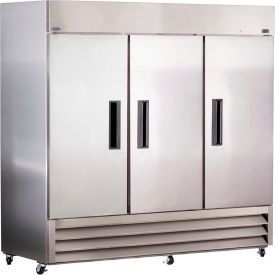 General Purpose Stainless Steel Solid Door Refrigerator, 72 Cu. Ft. view 2