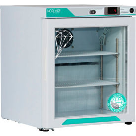 White Diamond Series Countertop Refrigerator, Glass Door/Left Hinged, 1 Cu.Ft. view 2