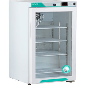 White Diamond Series Freestanding Undercounter Refrigerator, Glass Door, 2.5 CuFt view 2