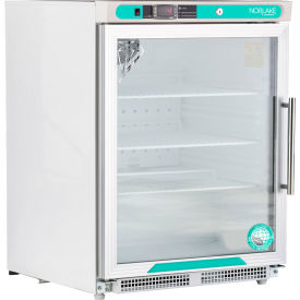 White Diamond Series Built-In ADA Undercounter Refrigerator, Glass/Left Hinged view 2