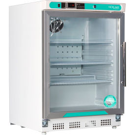 White Diamond Series Built-In Undercounter Refrigerator, Glass Door/Left Hinged view 2