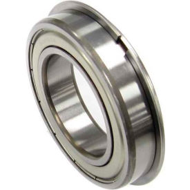 Nachi America Inc 6200ZZENR Nachi Radial Ball Bearing 6200zznr, Double Shielded W/Snap Ring, 10mm Bore, 30mm Od"  image.