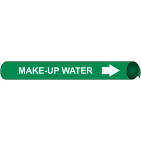 Precoiled and Strap-on Pipe Marker - Make-Up Water