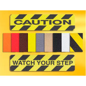 National Marker Company AGT1260BY Grit Anti-Slip Tape - Yellow/Black - 12"W image.