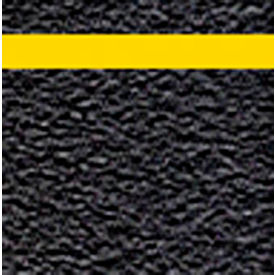 National Marker Company AGT39REF Grit Anti-Slip Tape - Black with Reflective Stripe - 6"W image.