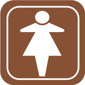 Architectural Sign - Women Symbol