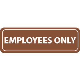 National Marker Company AS9 Architectural Sign - Employees Only image.