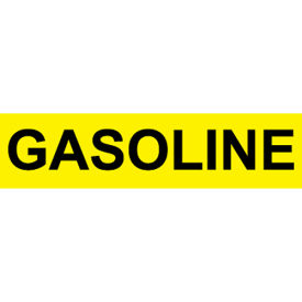 Pressure-Sensitive Pipe Marker - Gasoline, Pack Of 25