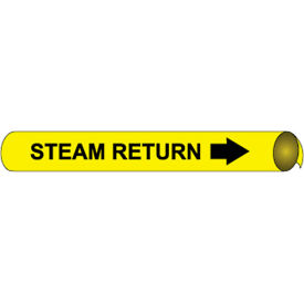 Precoiled and Strap-on Pipe Marker - Steam Return
