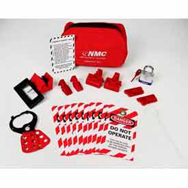 National Marker Company BLOK4 Economy Breaker Lockout Pouch Kit image.