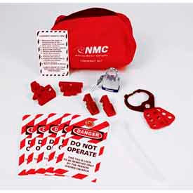 National Marker Company BLOK7 Breaker Lockout Pouch Kit with Supplies image.