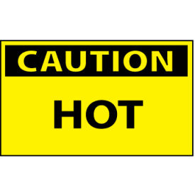National Marker Company C35AP Machine Labels - Caution Hot image.