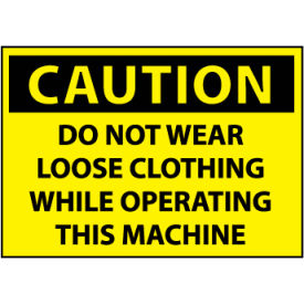 Machine Labels - Caution Do Not Wear Loose Clothing