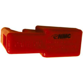 National Marker Company CB03 NMC™ Single Pole Circuit Breaker Lockout w/ Recessed Hole, Fits Up To 9/16"W Breakers, Red image.