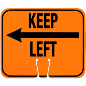 National Marker Company CS8 Cone Sign - Keep Left image.